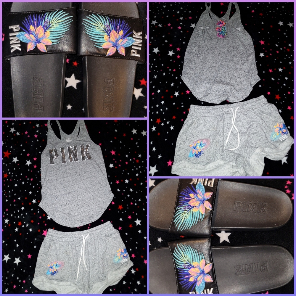 EUC VS PINK TROPICAL BLING BUNDLE